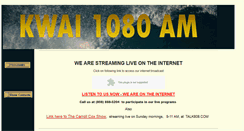 Desktop Screenshot of kwai1080am.com
